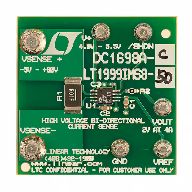 DC1698A-C Analog Devices Inc.  Cartes d'évaluation - Amplificateurs opérationnels